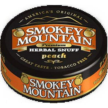 Smokey Mountain Snuff - Tobacco & Nicotine Free - Peach