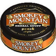 Smokey Mountain Snuff - Tobacco & Nicotine Free - Peach