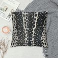 thumbnail image 2 of Chilfamy Antelope Pillow Covers, Square Fawn Animal Black Gray Beige Antelope Print Modern Accent Throw Pillow Covers Cushion Case Sham for Couch Bed Home Sofa Decorative  White, 2 of 5