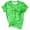 Green, variant on Womens Summer Tunic Tops Trendy Tie-Dye Printed Crewneck Short Sleeve Shirts Casual Going out Vacation Tees