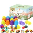 thumbnail image 2 of Prefilled Easter Eggs, With Pull Back Cars Inside, For Children's Fun, 2 of 7
