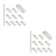thumbnail image 2 of Soporte de estante de Acero inoxidable Scienceny 10 piezas para armario y esquina, 2 of 6