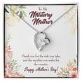 thumbnail image 2 of To Mom Military Mother Forever Necklace w Message Card, 2 of 8