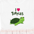 thumbnail image 4 of Inktastic I Love Turtles Girls Toddler Dress, 4 of 5