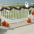 thumbnail image 4 of Btomtd 180cm Faux Maple Leaf Garland Halloween Decor with Rattan Green Plant Vines for Household Festival Arrangement, Orange, 4 of 6