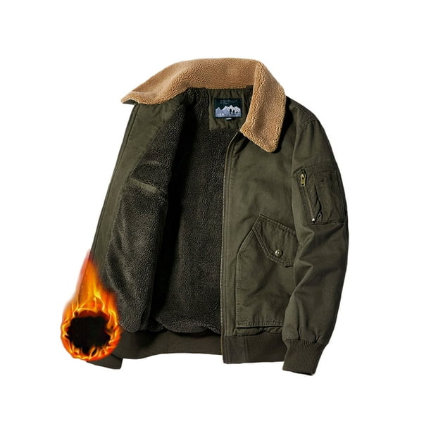 Fleece lined hotsell parka mens