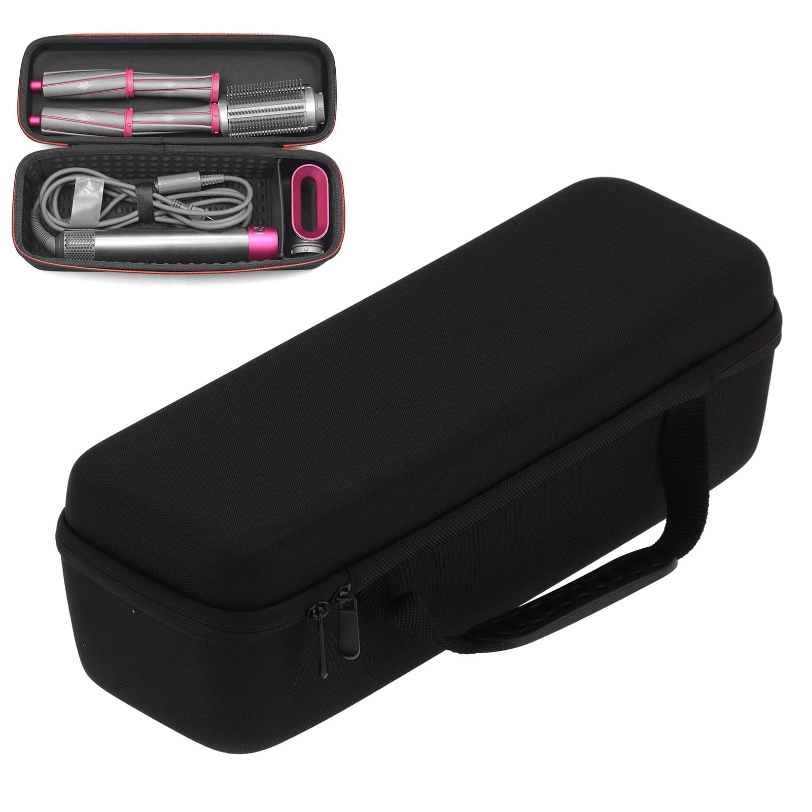 ESTINK Hair Tool Storage Bag Shockproof Hair Straightener Curler Bag Carrying Case for Home Travel