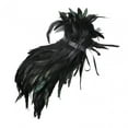 thumbnail image 2 of Chal de plumas para mujer, bufanda suave para envolver los hombros, capa de plumas, chal para Cosplay, accesorios de disfraz de cóctel, 2 of 9