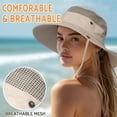 thumbnail image 4 of Sun Bucket Hats for Men Women 3” Wide Brim UPF 50+ Fishing & Beach Hat, 4 of 5