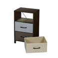 thumbnail image 1 of 8013-1 Commode en Bois à 3 Tiroirs Support de Rangement Mahoganey, 1 of 5