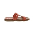 thumbnail image 3 of Women's Journee Collection Colette Strappy Slide Coral Faux Leather 7.5 M, 3 of 7