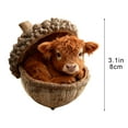 thumbnail image 3 of Adorno Navideño de Animales Del Bosque de 8 Cm | Colgante Navideño de Acrílico | Decoración Caprichosa de Animales Del Bosque | Regalo Ideal | Versátil para Coronas y Centros de Mesa, 3 of 5