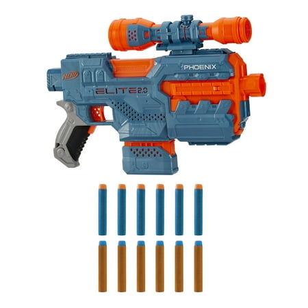 Nerf Elite 2.0 Star Phoenix CS-6, Includes 12 Official Nerf Blaster Darts, Ages 8+