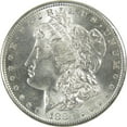 thumbnail image 1 of 1881 S Morgan Dollar BU Gem Uncirculated Silver $1 Coin, 1 of 4