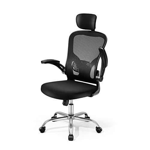 Adjustable Office Chair Ergonomic Mesh, Office Chair With High Seat Height