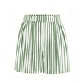 thumbnail image 5 of Elastic Waist Summer Shorts for Women 2026 Trendy Striped Cute Pajama Bottoms Y2K Beach Vacation Shorts with Pockets L, 5 of 8