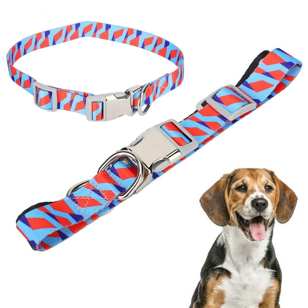 Nylon dog collar with metal buckle deals