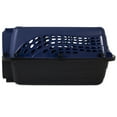 Doskocil 2Door Top Load Pet Taxi, Extra Small 19", Blue & Black, Dog