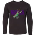 thumbnail image 3 of Inktastic NOLA Mardi Gras Crayfish in Purple Long Sleeve Youth T-Shirt, 3 of 5
