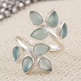 thumbnail image 2 of NOVICA Chalcedony cocktail ring, 'Leafy Glory', 2 of 7