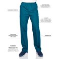 thumbnail image 3 of Landau Essentials 7 Pocket Scrub Pants for Men's: Classic Relaxed Fit, Elastic, Zipper Front, Pull-on Medical 8555, 3 of 5
