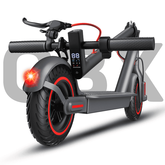 OBX OBX 350W Electric Scooter for Adults: 18 MPH, 16 Mile Range, 8.5" Solid Tires, Foldable Portable E-Scooter for Commute