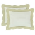 thumbnail image 2 of Five Queens Court  Ashford Quilted Sham King - White, 2 of 5