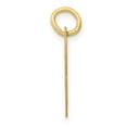 thumbnail image 2 of Finest Gold 14K Medium Fancy Script Letter C Initial Charm, 2 of 3
