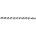 thumbnail image 3 of Diamond2Deal 14K White Gold 3mm Franco Chain Bracelet for Women 8", 3 of 6