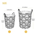 thumbnail image 6 of Laundry Basket, Skull Waterproof Laundry Hamper With Padded Handles, Clothes Hamper For Laundry, Bedroom, Dorm, Towels, Laundry Bin Easy Storage, 6 of 8
