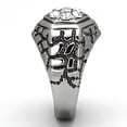 thumbnail image 4 of Luxe Jewelry Designs Men's Stainless Steel Flair Cluster Ring with Clear Crystals - Size 11 (Pack of, 4 of 4