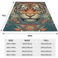 thumbnail image 4 of Yibo Cute Penguin Throw Blanket Penguin Flannel Blanket Home Decor Perfect for Bed and Sofa Blankets for All Season Microfiber Durable Couch Blankets, 4 of 8
