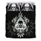thumbnail image 1 of Juego de cama con diseño de tatuaje de calavera Negro, 1 of 5