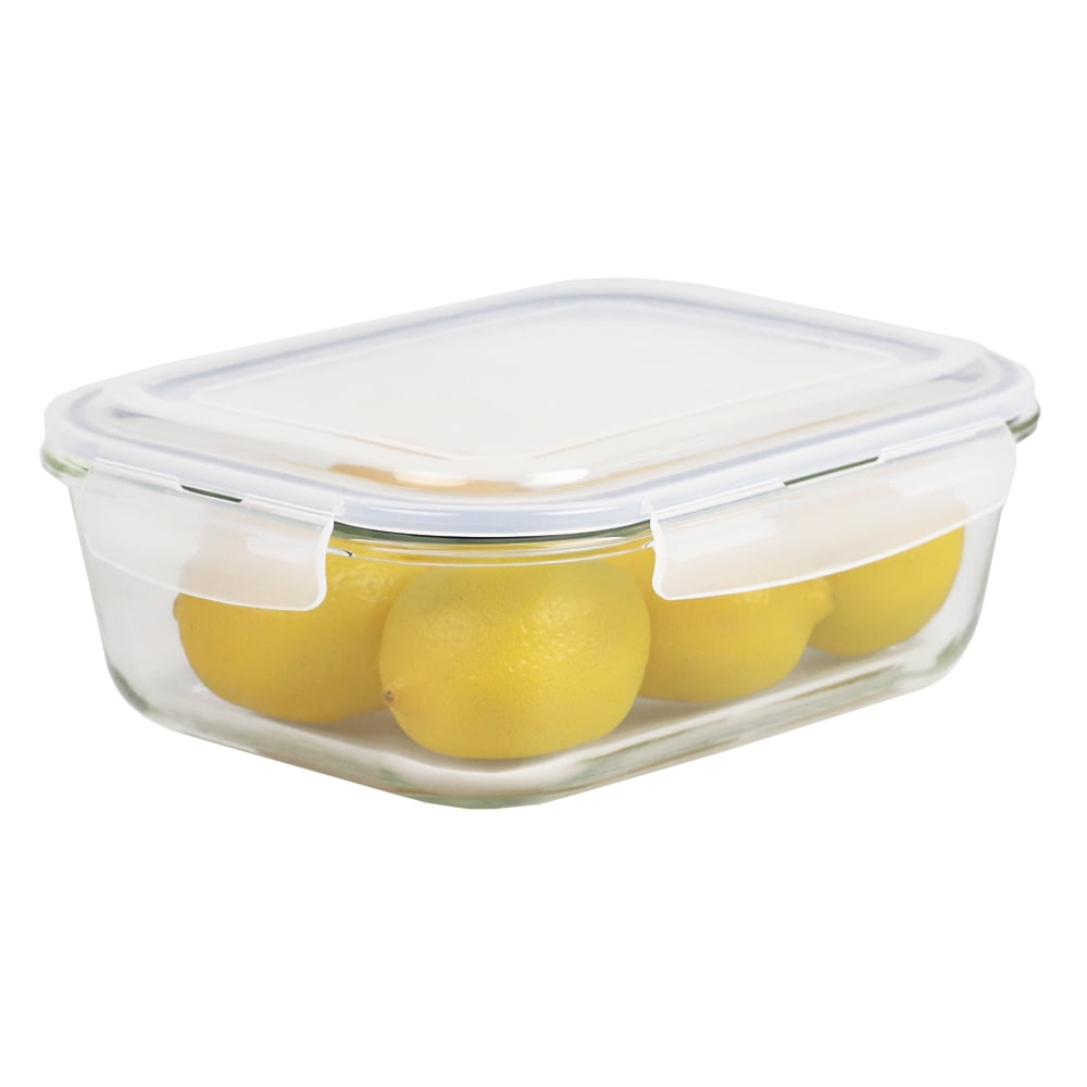 14 Cup/ 112 oz LARGE Glass Food Storage Container with Locking Lid $36.99 Retail