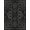Black, Pattern 17, variant on Design&I 8'x10' Washable Area Rug Round Gothic Witchy Serpent Tarot Motifs Moody Goth Witch Snake Flowing Dynamic for Dining Room, Large Office, Lounge, Snag-Free