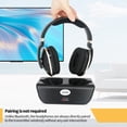 thumbnail image 2 of Auriculares inalámbricos circumaurales Daysnew para TV con base de carga, 2 of 9
