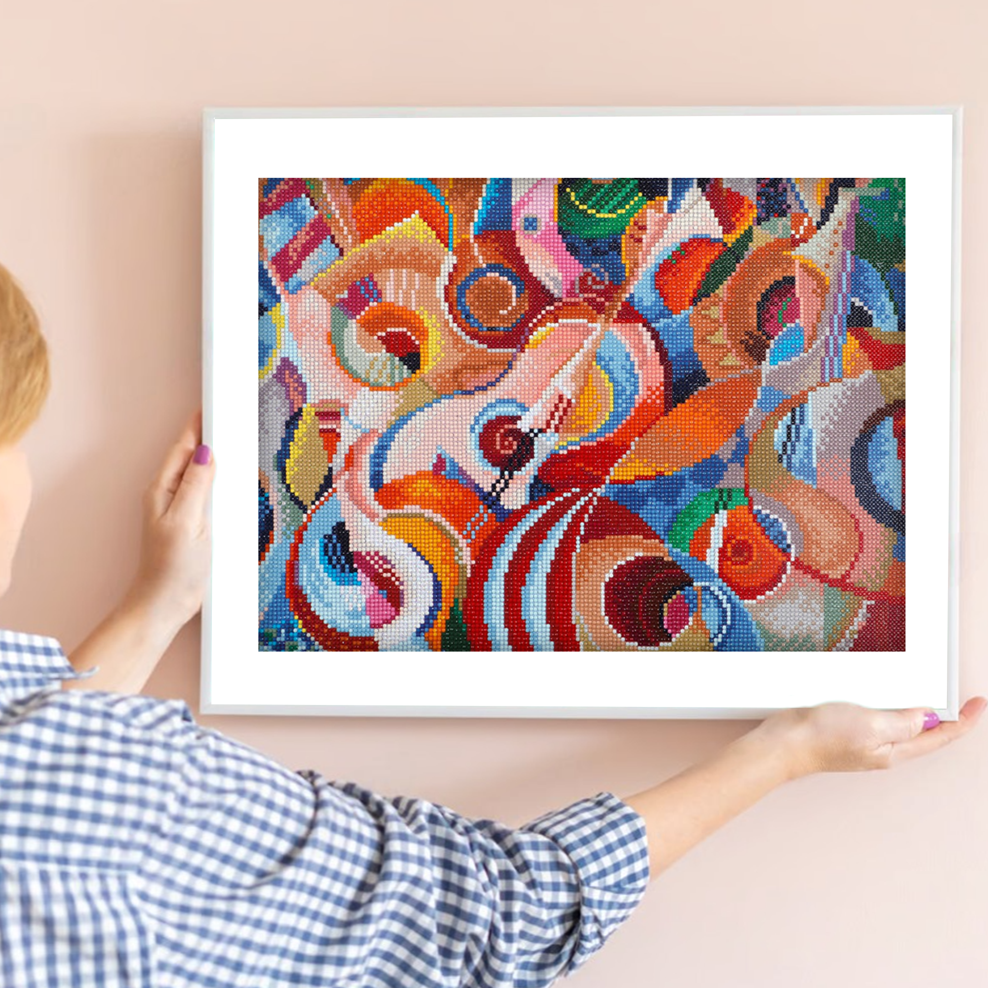 Diamond Dotz Symphony Music Diamond Painting Kits for Adults - Diamond Art Kits a Relaxing Creative Craft Kit with Dotz Gems 14"x18"