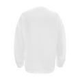 thumbnail image 2 of Vedolay Womens Crewneck Sweatshirt Hoodies for Women Fall Fashion Long Sleeve Pullover Casual Oversized Sweatshirt,White XL, 2 of 5