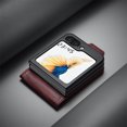 thumbnail image 6 of Classic Wallet Case for Samsung Galaxy Z Flip 7 with Magnetic, Luxury PU Leather Wallet Phone Case Flip Folio Protective Shockproof Cover with [Card Holder] for Samsung Galaxy Z Flip 7, Brown, 6 of 7