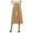 Khaki, variant on Bmisegm Pants Women Scarf Wide Leg Pants Waist Elastic Long Pants for Women Red XXL