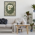 thumbnail image 2 of Stupell Industries Fancy Lace White Flowers Black Framed Giclee Art, design by Nan, 30 x 24, 2 of 8