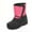 Pink, variant on Unisex Kids Winter Snow Boots - Insulated Toddler/Little Kid/Big Kid
