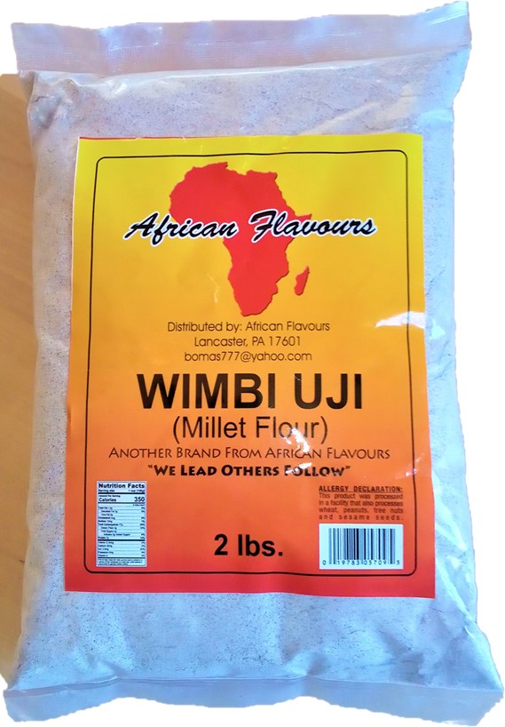Kenya Millet Wimbi Flour. African Flavors Wimbi Uji Flour 2Lb,