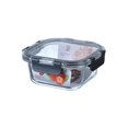 thumbnail image 2 of Glass Lunch Box Ground Glass Storage Container Set With Airtight Lock Lid For Lunch Storage Pre Meal Preparation Refrigerator Freezer Dishwasher And, 2 of 9