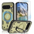 thumbnail image 1 of REQO for Google Pixel 9 / Pixel 9 Pro Case | Military-Grade Magnetic Protective Cover with MagSafe, 2-Pack HD Screen Protectors, Rotating Kickstand & Anti-Fingerprint Design‌, 1 of 7