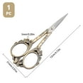 thumbnail image 4 of Dsseng 2Inch Stainless Steel Scissors Silver Sewing Embroidery Scissors Small Precision Detail Scissors Vintage Shears Sharp Cutter for Fabric Paper Cutting Craft Art Work DIY Tool DIY, 4 of 7