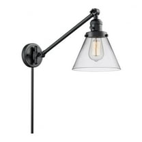 Innovations Lighting - Cone - 1 Light Swing Arm Wall Sconce In Industrial