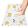 thumbnail image 2 of Whimsical Doodle Medley 39x20" Bath Mat Carpet, Absorbent and Non-Slip for Kitchen or Bathroom, Quick-Drying, 2 of 8