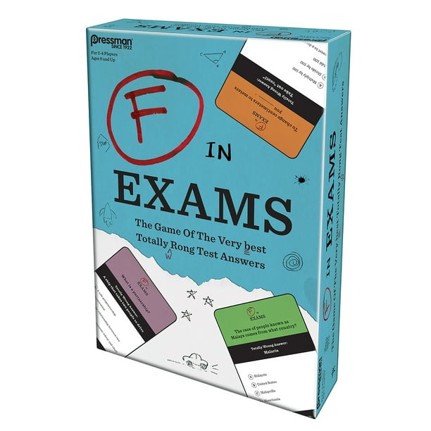 Pressman F In Exams Game Ages 8 And Up Walmart Com Walmart Com
