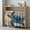MidNightBlue, variant on Blue Sea Turtle Small Sink Skirt 10"Wx11"L, Dustproof Under Sink Curtain with Self Adhesive Tape, Vintage Coastal Sheet Music Cabinet Curtain Cover for Bathroom Vanity, Kitchen Storage Shelf, RV